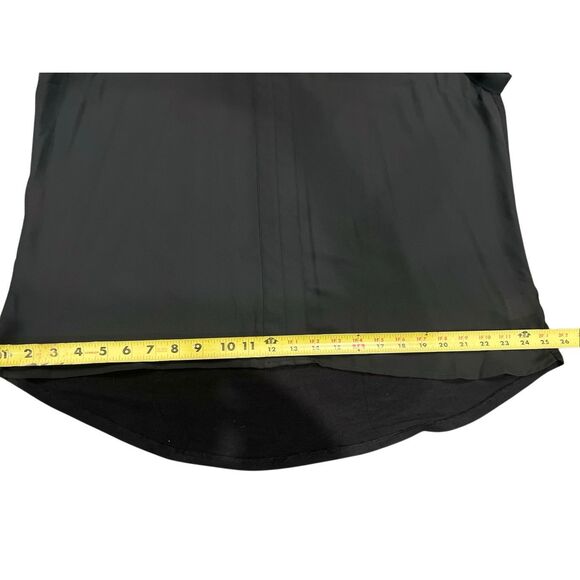 FORTUNE + IVY Helina Black Blouse Size XXL Mixed Material Sleeveless Stitch Fix - Picture 13 of 16